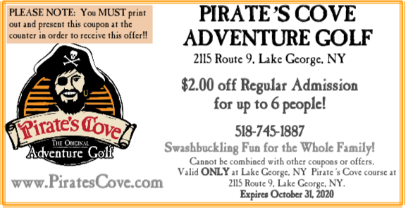Special Offers Pirate's Cove